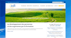 Desktop Screenshot of iedh.fr